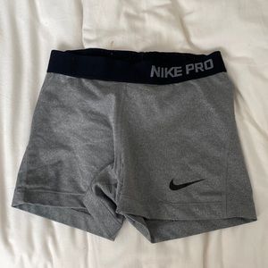 Nike Pro grey shorts size SMALL